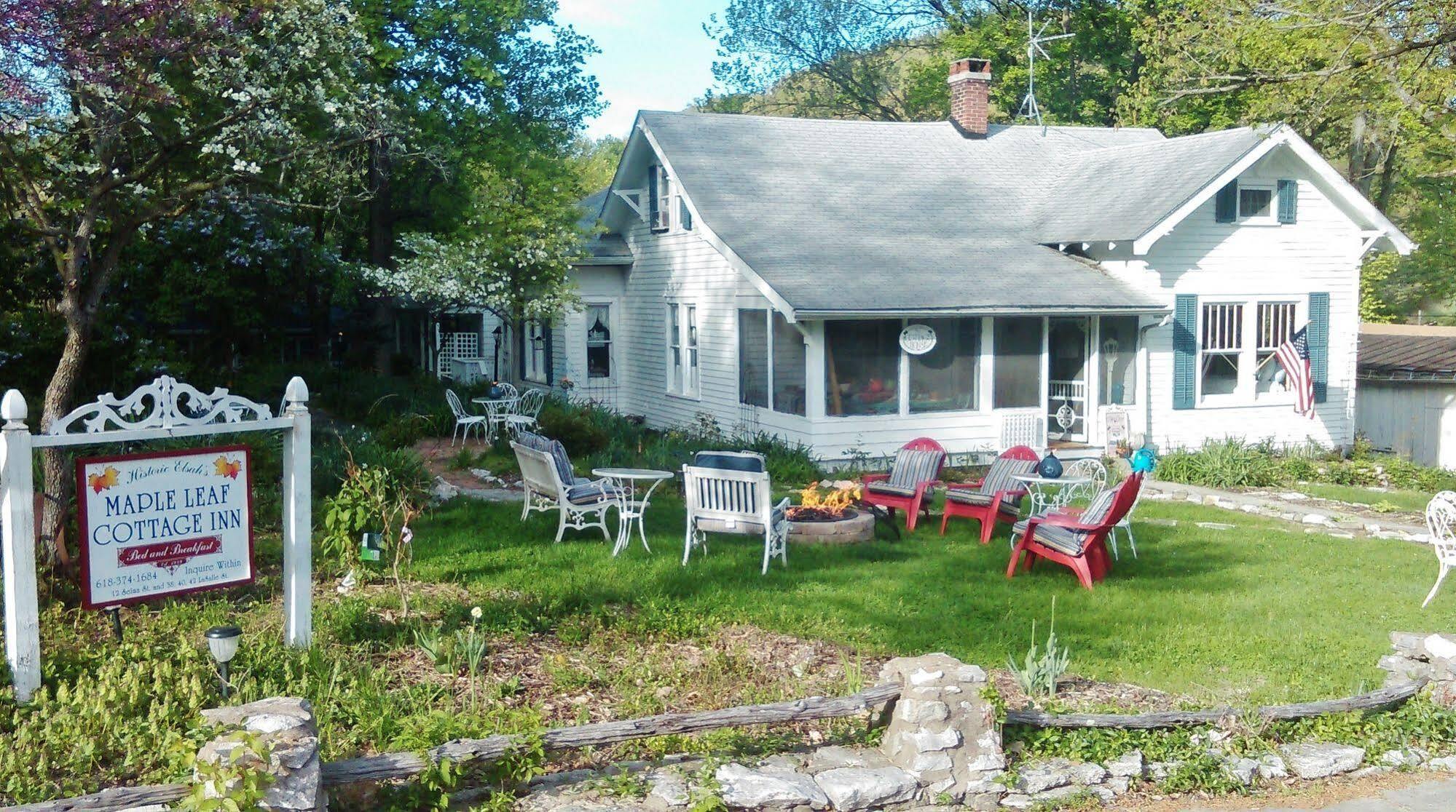 Maple Leaf Cottage Inn Elsah Exterior foto